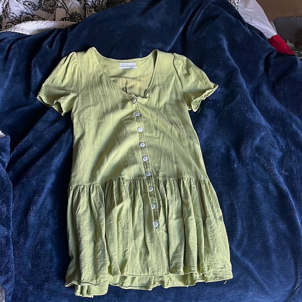 Urban outfitters light lime green dress